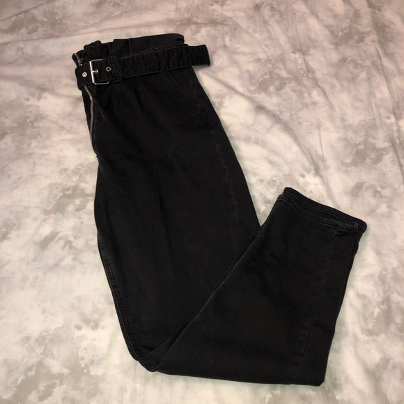 Joe’s Jeans Calypso Paperbag High Rise Tapered Ankle Jeans - Picture 2 of 7